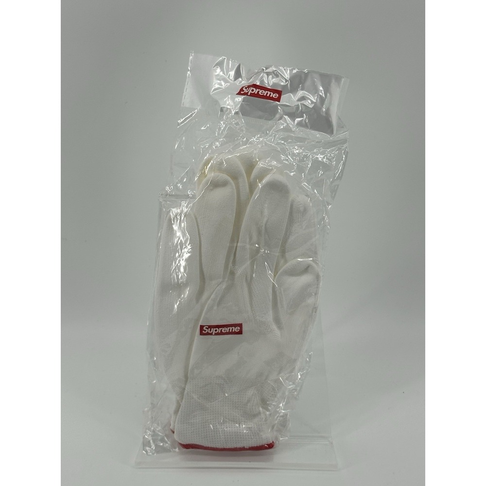 Supreme Rubberized Gloves White FW20 Work Gloves One Size OS Brand New